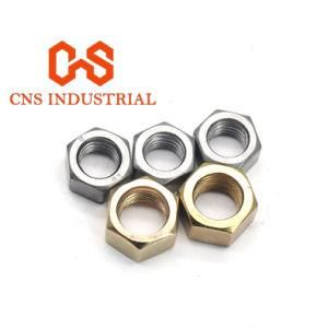 M12 DIN934 Galvanized White and Blue Hex Nut