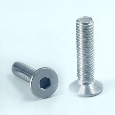 Stainless Steel Flat Bolt DIN 7991 Head Hex Socket