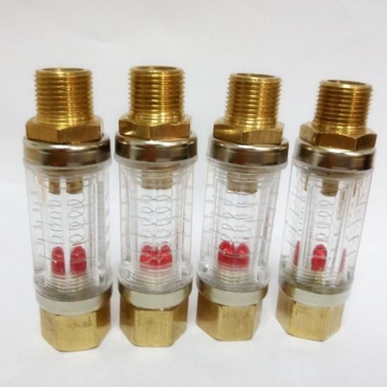 Brass Inline Water Flow Meter for Water Distribution Manifold