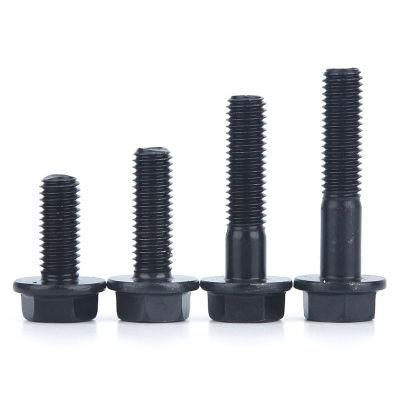 M14 M14 14mm X 70mm Plain Black High Tensile Class 10.9 Hex Flange Bolt