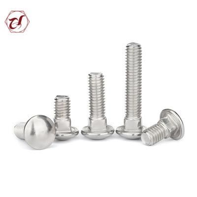 M8 Stainless Steel 304 Plain A2 DIN603 Carriage Bolts