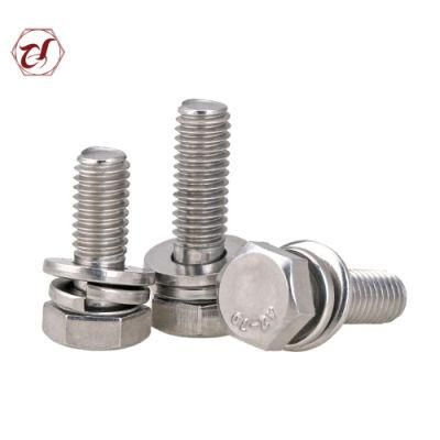 Standard Size Bolt and Nut Stainless Steel Screw Used in Railway