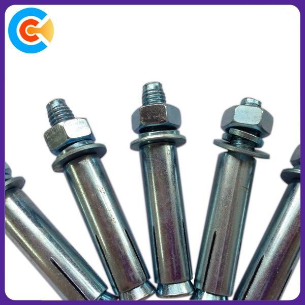 Stainless Steel Hexagon Head Sleeve Anchor Expansion Bolts Confirmat Bolts