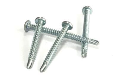 Phillips Flat Head Self Drilling Screws with Blue Zinc Plated in Size 3.9X38mm Carbon Steel Made Drilling Screws