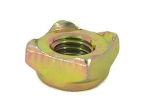 M10 Plain Zinc Plate or Black DIN928 Square Weld Nut