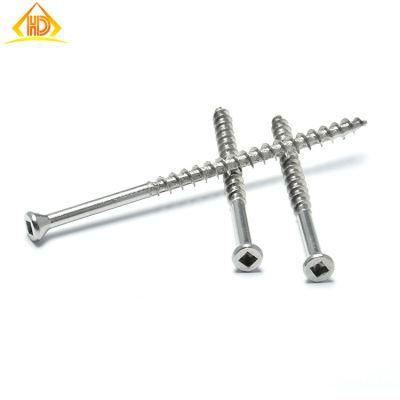 Stainless Steel Square Flat Head Drive Deck Screw