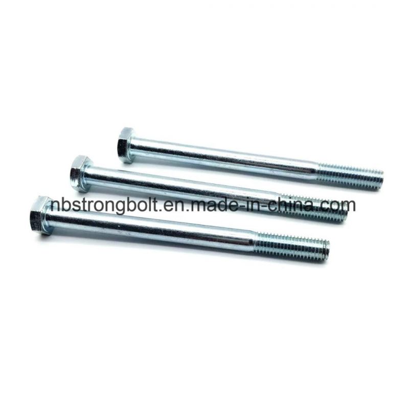 Hex Bolt DIN931 Screw with Zp