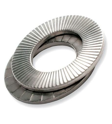 M3-M130 Stainless Steel Double Fold Self Lock Wedge Lock Washer DIN25201 for Screw and Nut