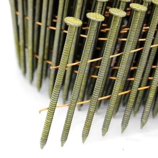 0.090" X 1-1/4" Ring Shank Coil Nails