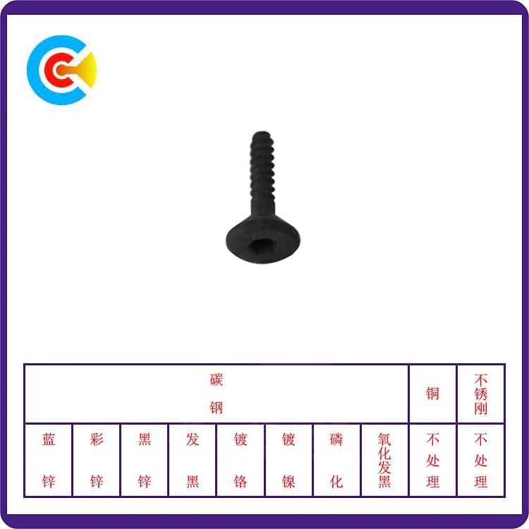 Hand Tighten Inner Hexagonal Imperial Countersunk Head Screw for Building/Car/Bridge