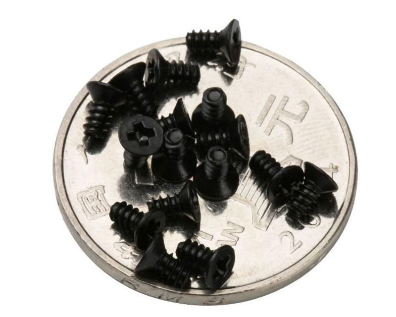 Mini Black Oxide Flat Countersunk Corss Phillips Self Tapping Screws