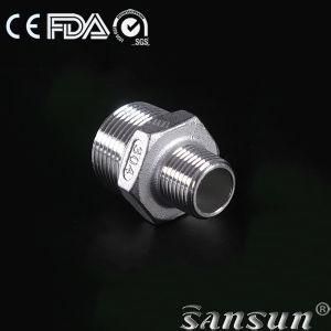 Sanitary Stainless Steel 304/316/316L Reducer Hexagon Nipple Male Pipe Fitting