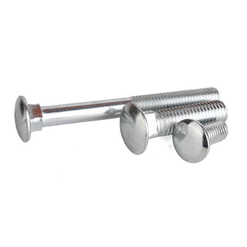 China Fastener Stainless Steel HDG Lowes Extra Large Head Plow Bolt and Nuts 1/2 M4 M5 M8 M6 High Strength DIN603 Carriage Bolthot Sale Products3 Buyers