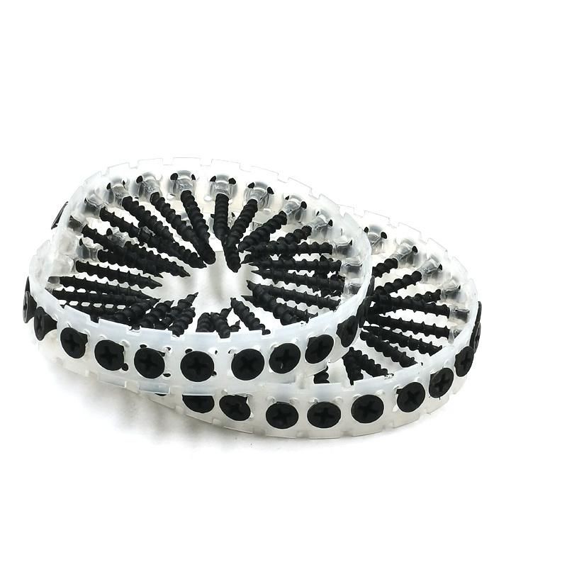 Factory Sale Plastic Collated Black Drywall Screw