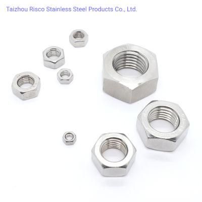 A2-70 A4-70/80 SS304/316/201 Chinese Manufacturer High Quality Fastener Hex Nut