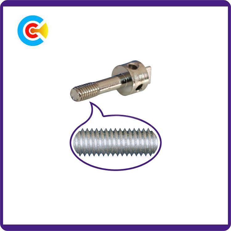 DIN/ANSI/BS/JIS Stainless-Steel 4.8/8.8/10.9 Galvanized Triangle Head Shrink Bar Lead Screw