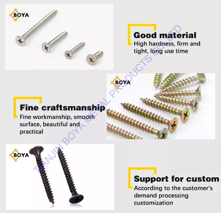 High Quality Steel Zinc-Plated Self Tapping Screw Made in China