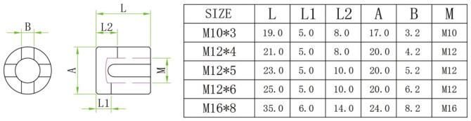 304/316 Stainless Steel Cross Wire Rope Clip Cable Clip