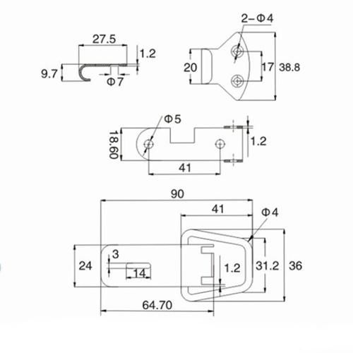 Toggle Latch Fastener