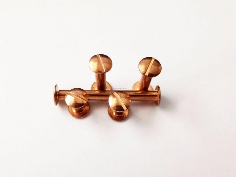 Nickel Plated Binding Post Rivet Round Head Pacifier Nail