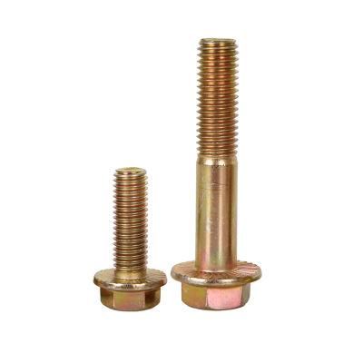 M8 Flange Screw Bolt 10.9 Grade High-Strength Anti-Return Loosening Screw GB5789