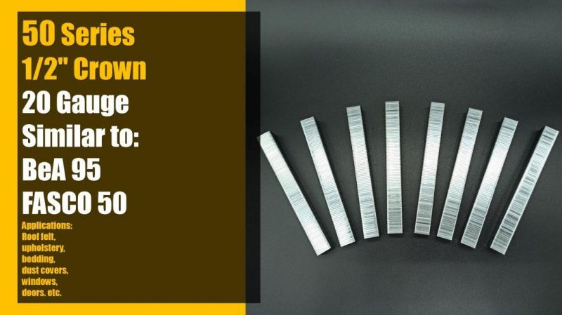 20ga 50 Series Industrial Staples China Factory Supply