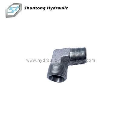 1dt9-Rn 90&deg; Metric Male 24&deg; / BSPT Male 60&deg; Hydraulic Connector Metric