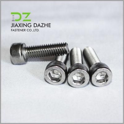 Stainless Steel Screw Hexagon Socket Screw Cap Screws with Knurling