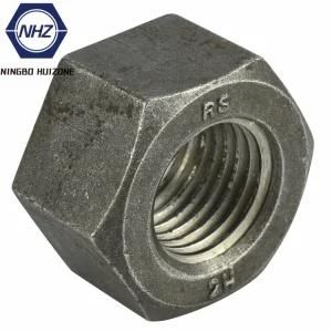 High Strength Carbon Steel Heavy Hex Nuts ASTM A194-2h Plain Finish