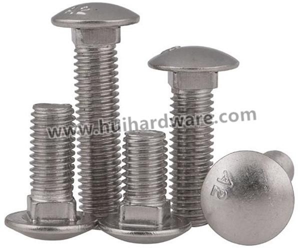 Stainless Steel A2/316 Square Neck Round Head Carriage Bolt