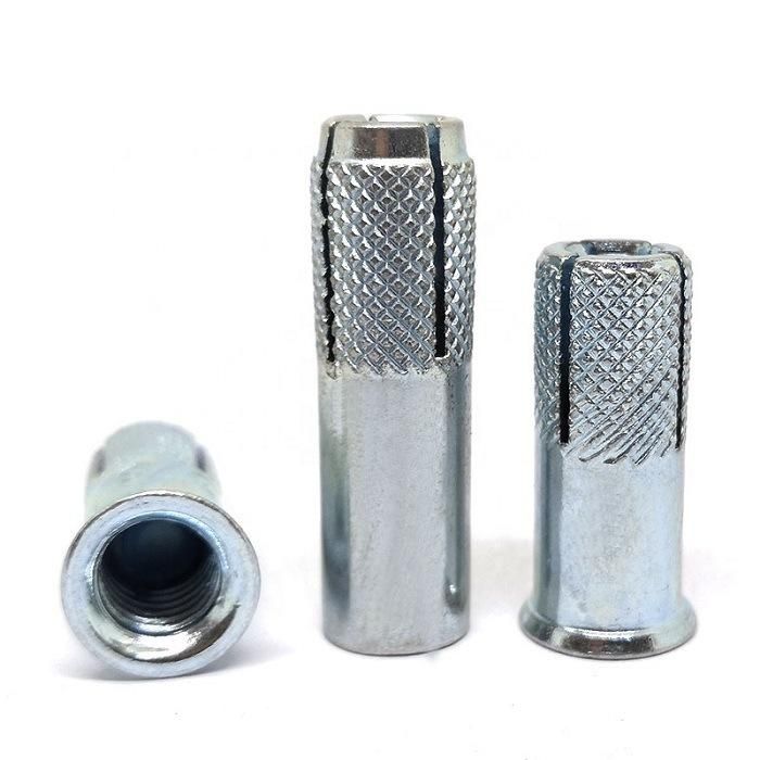 Drop in Anchor with Knurl Zinc Plated