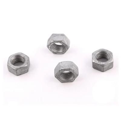 Factory Supply Grade 4 Zinc Plated Hexagonal Nut