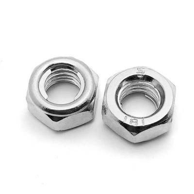 Factory Direct Supply Hex Nylon Insert Self Lock Nuts Hexagon Full All Metel Lock Nuts