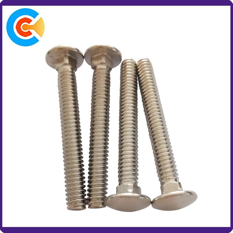 Fastener Customized Steel Hardware Carriage Head Round Head Screw
