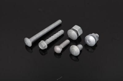 Round Head Guard Rail Bolt and Nut for Highway Guardrail. Round Head