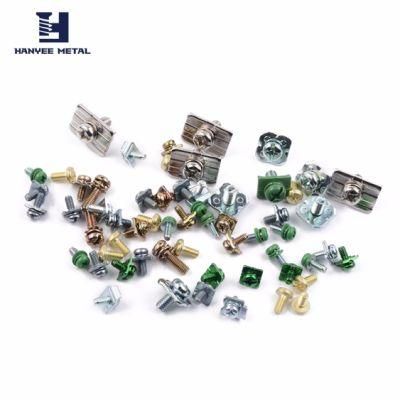 1.2mm Square Thickness Washer Rivet Combo Customized Screw