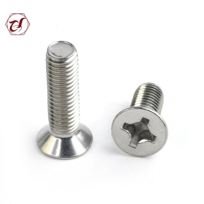 A2-70 DIN965 Phillip Countersunk Head Machine Screw/SS304 DIN965/A2 DIN965/A4 DIN965