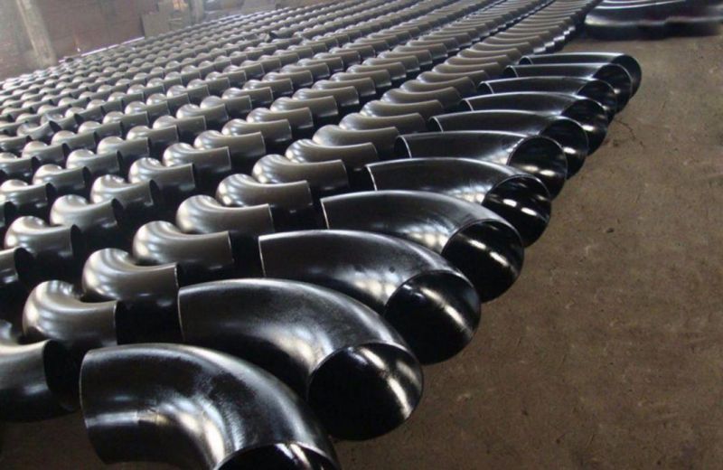 Butt Weld Carbon Steel Pipe Fitting 90 Degree Sch40 Elbow