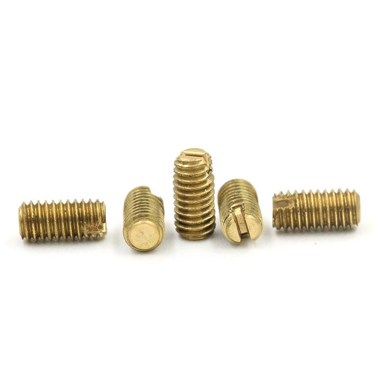 Brass Hex Socket Drives Allen Grub Set Screws with Cup Point DIN916 From M1.6 to M16