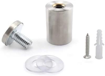 Stainless Steel Glass Balustrade Standoff Pins Clamp Railing Glass Standoffs
