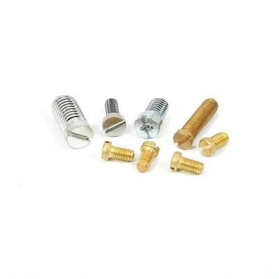 Factory Customized Stainless Steel Iron M3.5 M4 Terminal Screw for AMP Terminal Block