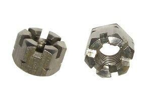M36 Blue White Zinc or Yellow Zinc Plate Hex Slotted Nuts Castle Nuts DIN935