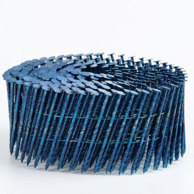 Blue Diamond Point Coil Nail for Wooden Pallet