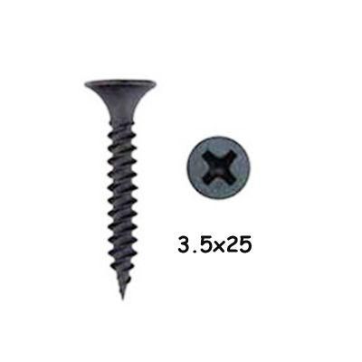 Low Price Phillips Coarse Thread Black 3.5X25 Drywall Screw