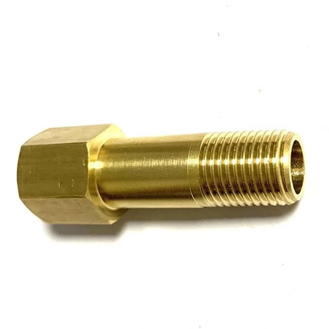 Brass Quick Hose Long Hex Male Nipple Fitting for Misumi Mold Parts
