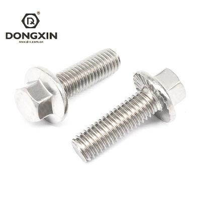 Grade 8.8 DIN6921 Metric Hex Flange Bolts with Zinc Plated