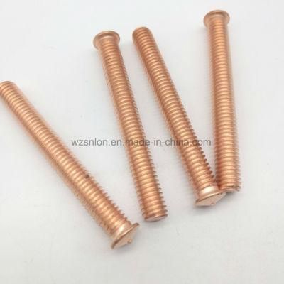 Ppap Level 3 Carbon Steel / Copper Plating Welding Studs