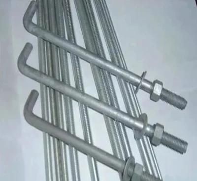 Building Construction Hot DIP Galvanized Surface L Type Anchor Bolt