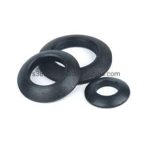 M6 - M48 Galvanized Steel Spherical Washer, Conical Seat Washer DIN 6319
