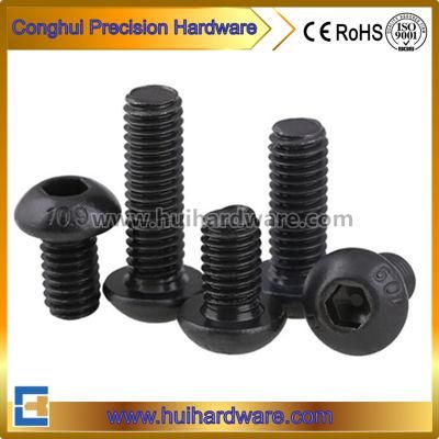 Carbon Steel Grade 10.9 Button Head Hex Socket Black Screw